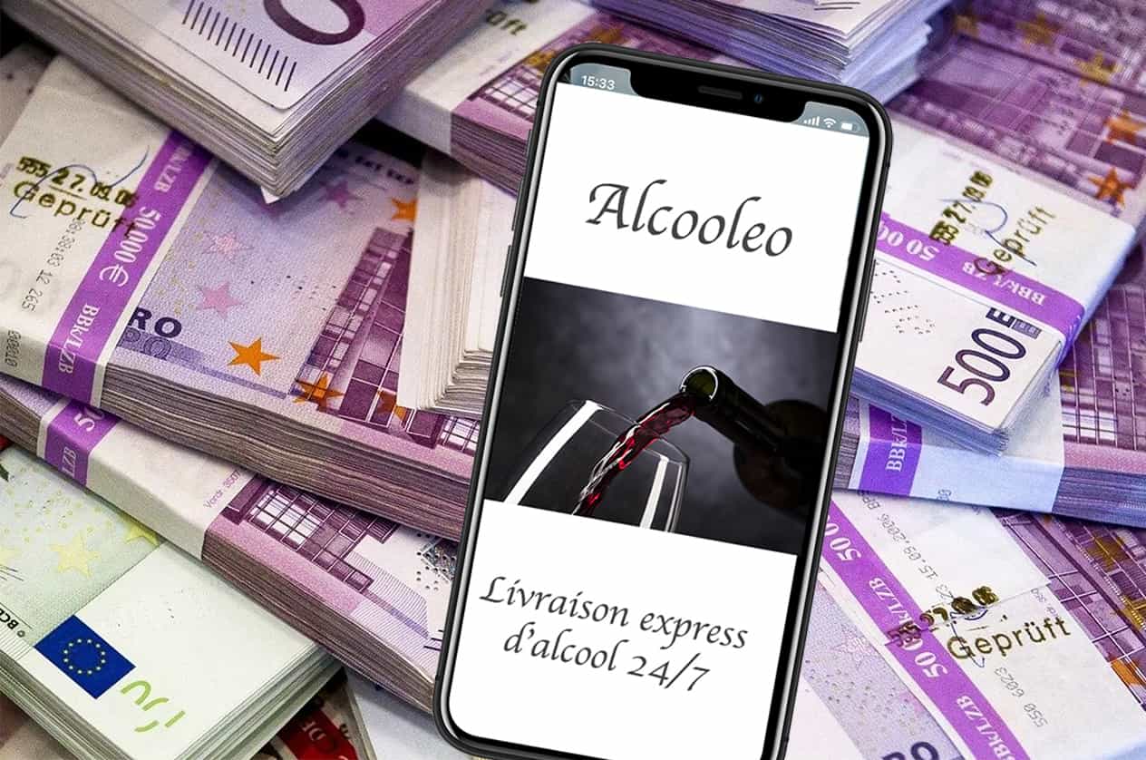 L'application Alcooleo grâce à laquelle les 2 petits génies ont réussi à lever 10 millions d'euros.