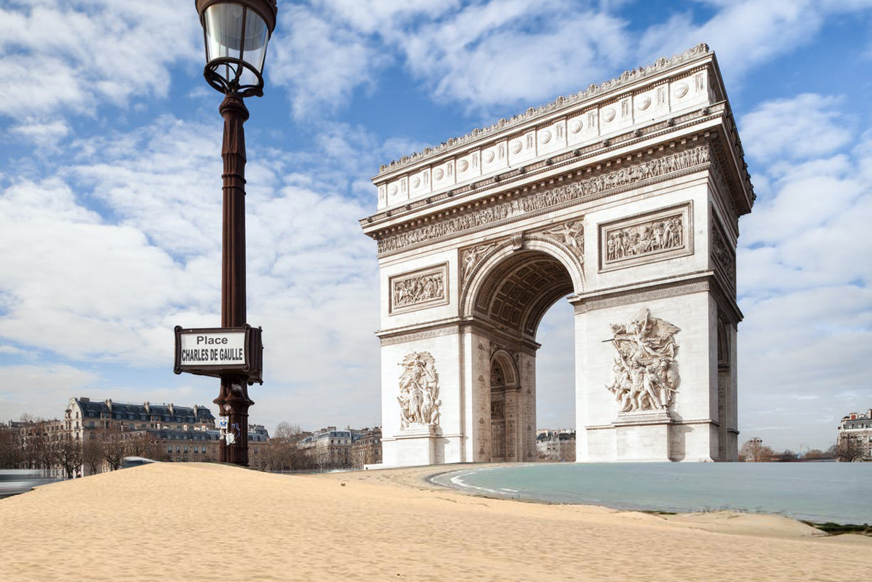 Paris plage à l’Arc de Triomphe en 2024
