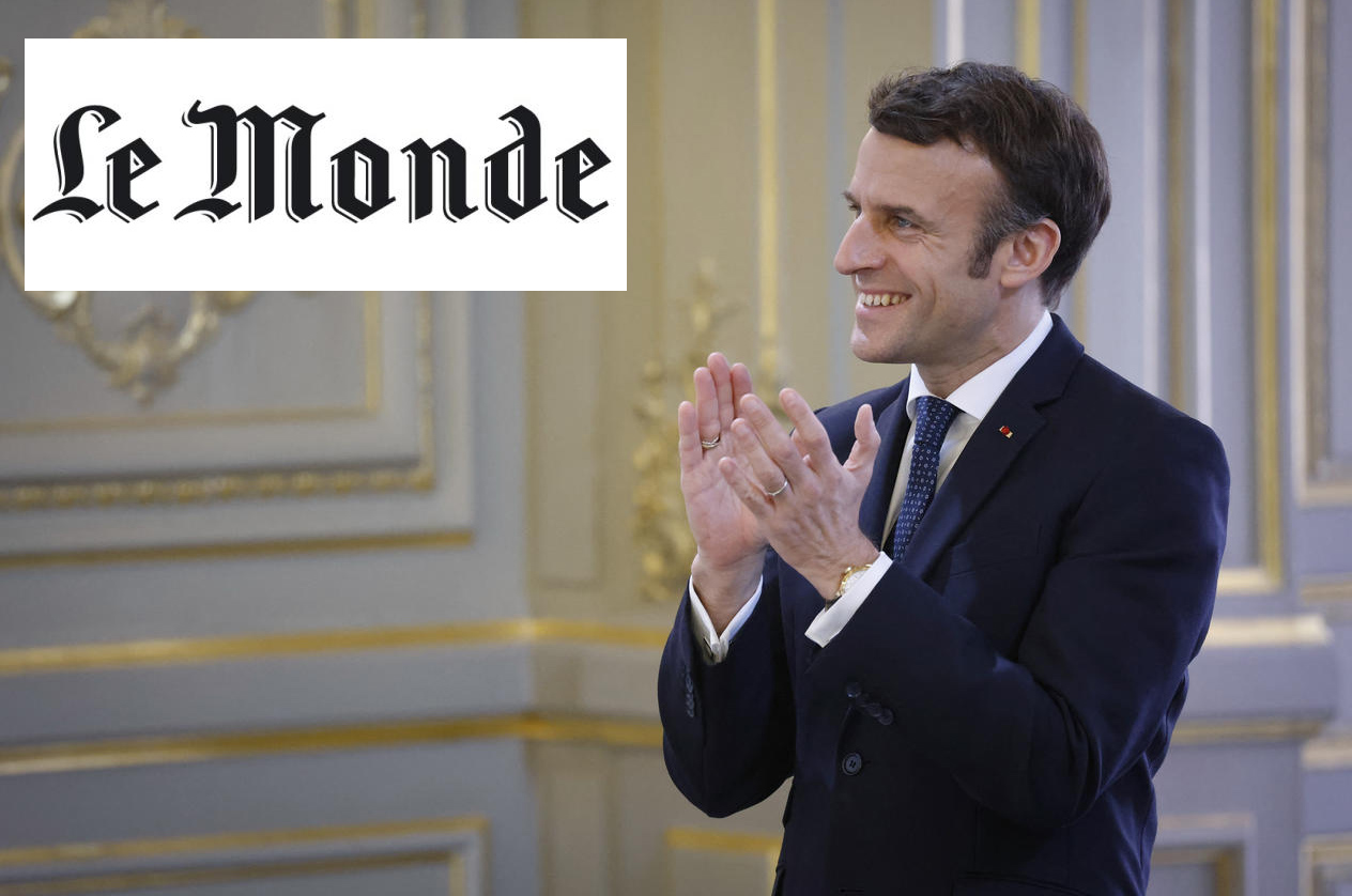 Le Monde publie par erreur un article favorable au Président Macron